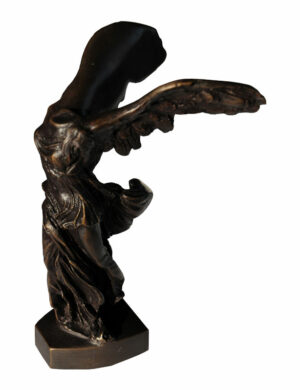 Statuette Victoire de Samothrace (bronze)