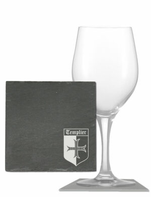 Sous-verres x 6 « Blason templier »