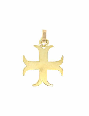 Pendentif croix de Templier en or (17 mm)