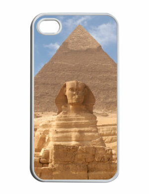 Coque iPhone4 «Gizeh» (sphinx et Grande pyramide)