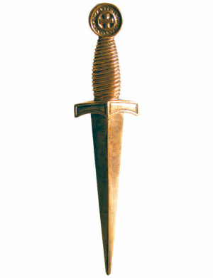 Coupe-papier Templier (bronze)