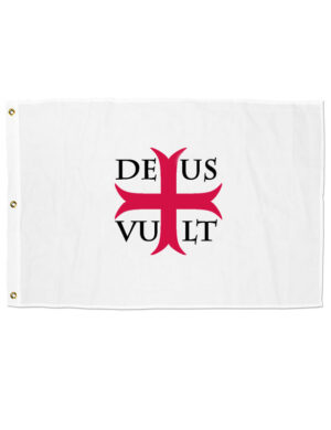 Drapeau « Deus + Vult »