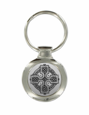 Porte-clé Croix celte gravée
