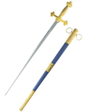 Épée maçonnique bleue