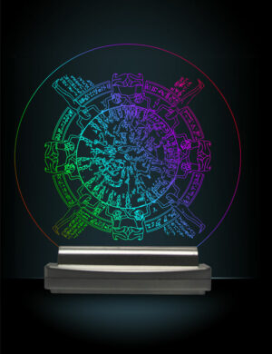 Plaque lumineuse Zodiaque de Denderah