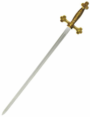 Épée maçonnique courte de loge (tréflée)