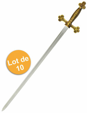 Épée maçonnique courte de loge (Lot de 10)