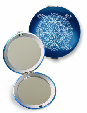Miroir bleu foncé Zodiaque-de-Denderah