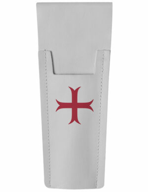 Porte-épée Croix des templiers (blanc)