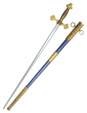 Épée maçonnique (fourreau bleu)