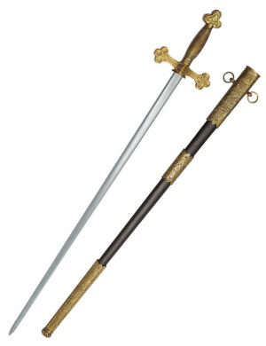 Épée maçonnique noire