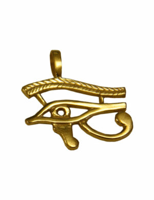 Pendentif Œil d'Horus (plaqué or)
