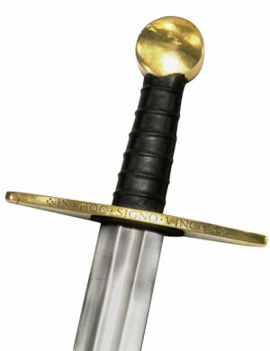 Épée médiévale « Invictus », lame forgée EN45