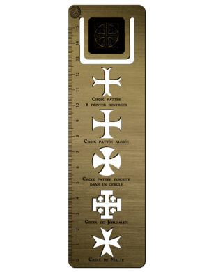 Marque-page Croix ordre de chevalerie