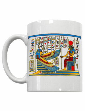Mug en céramique Isis et Maât (tombe de Nefertari)