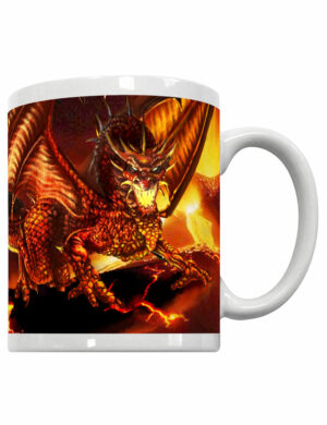 Mug en céramique, «Dragon du volcan»