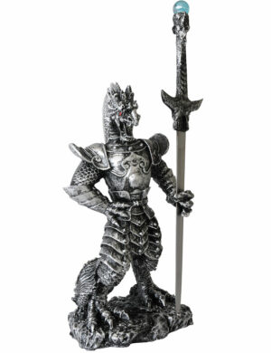 Statuette avec ouvre-lettre « Chevalier Dragon »
