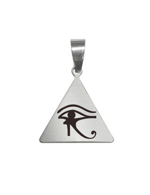 Pendentif inox Triangle Oeil d'Horus