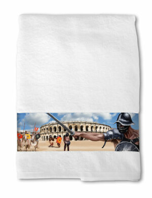 Serviette éponge « gladiateurs romains »