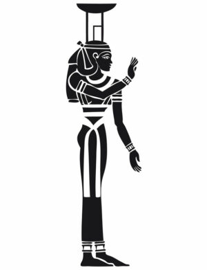 Sticker de la déesse égyptienne Nephtys