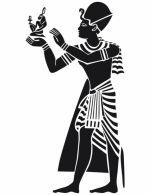 Sticker du pharaon égyptien Séti 1er