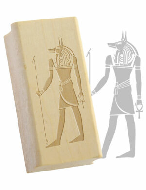 Tampon encreur du dieu égyptien Anubis