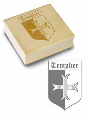 Tampon encreur « Blason templier »