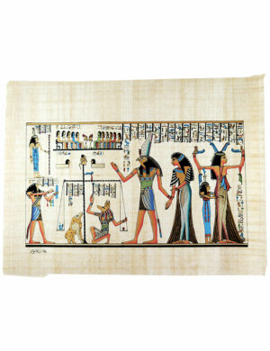 Papyrus Pesée de l'âme (30 x 40 cm)