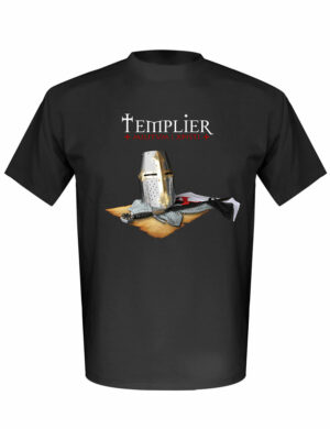 T-shirt « Templier + Militum Xpisti + » Heaume