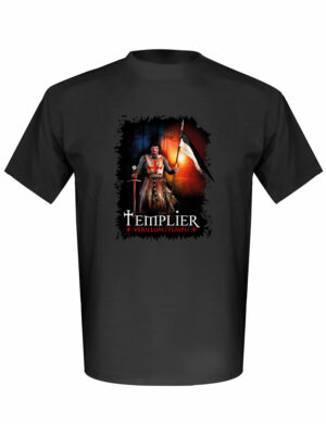 T-shirt Templier + Vexillum Templi + (noir)