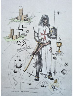 Poster « Templiers.org, les origines », 45 x 60 cm