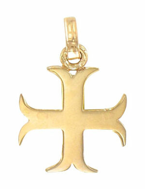 Pendentif croix de Templier en or (25 mm)